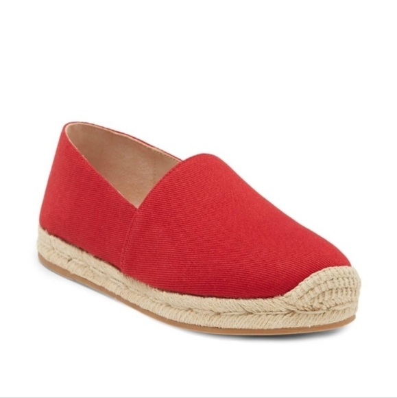 Stuart Weitzman Mykonous Cotton Gabardine Espadrille Slip On shoes - Picture 1 of 9